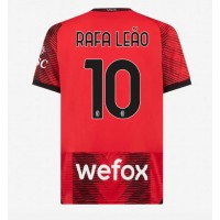 Billiga AC Milan Rafael Leao #10 Hemma fotbollskläder 2023-24 Kortärmad